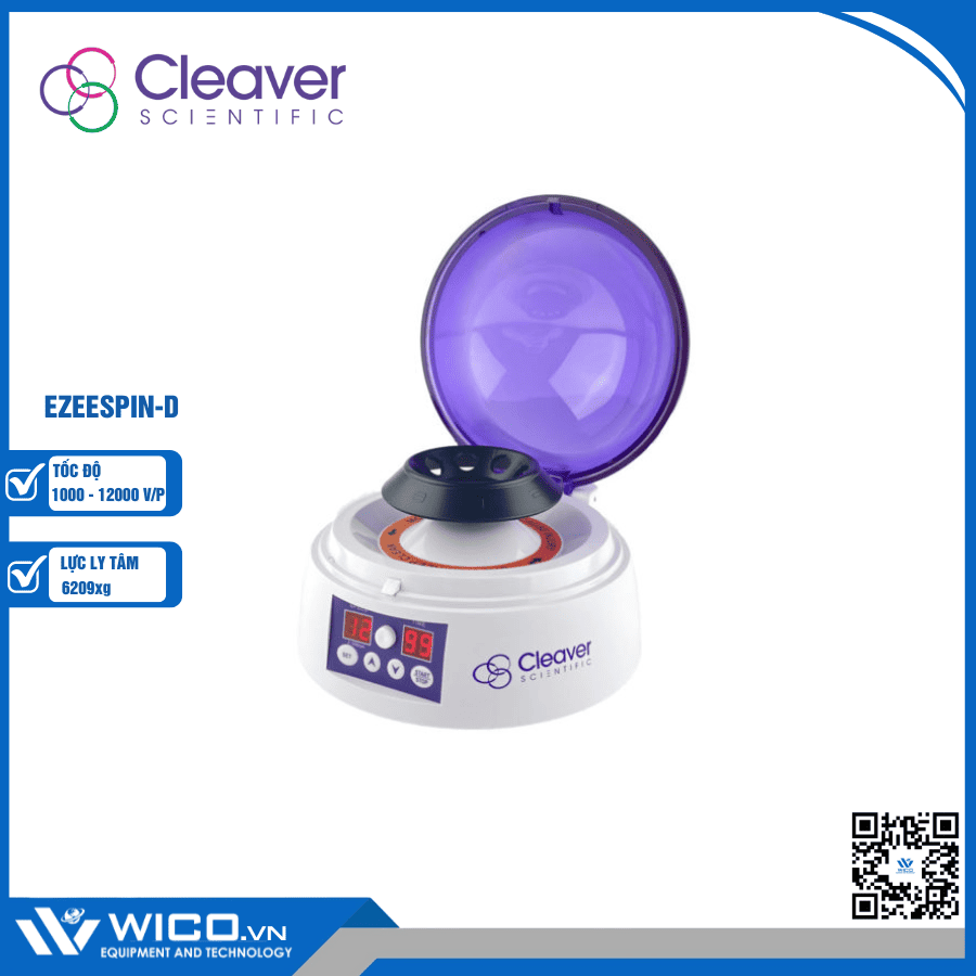 Máy ly tâm mini Cleaver Scientific EZEESPIN-D