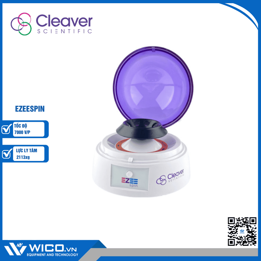 Máy ly tâm mini Cleaver Scientific EZEESPIN