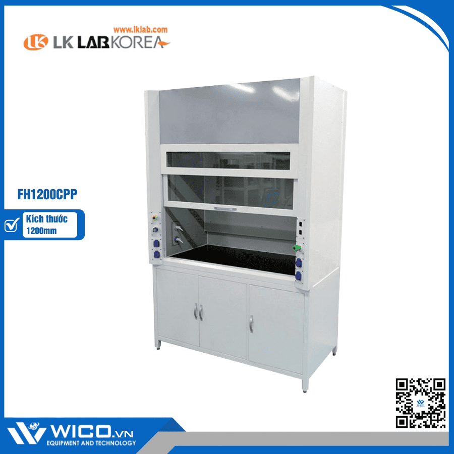 Tủ hút khí độc 1.2m LK Lab Korea FH1200CPP