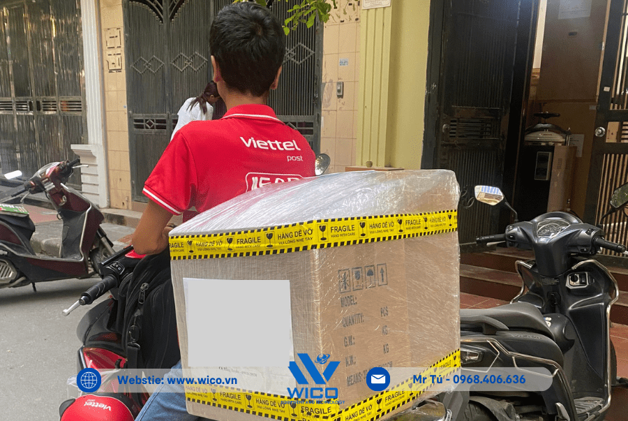 Shipper Wico nhanh chóng chuyển giao sản phẩm tới địa của của khách hàng