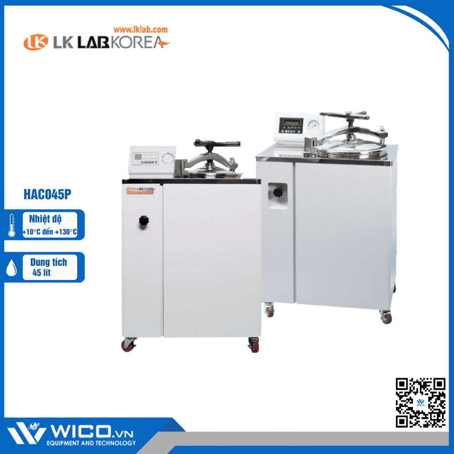 Nồi hấp tiệt trùng 45 lít LK Lab Korea HAC045P