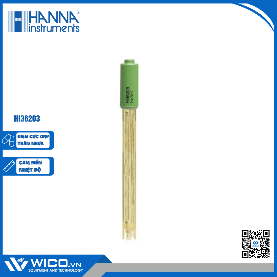 Điện cực ORP thân nhựa HI36203