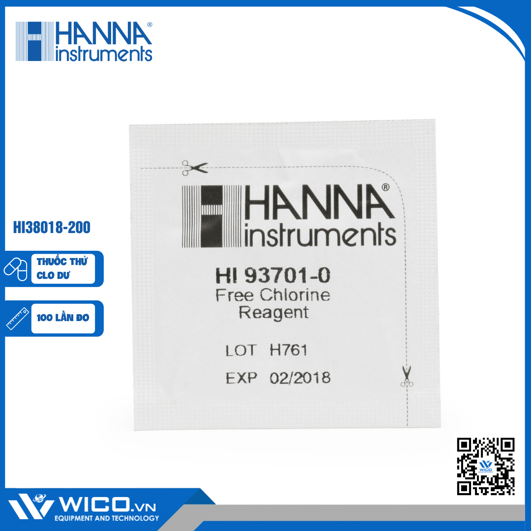 Thuố thử clo dư HI38018