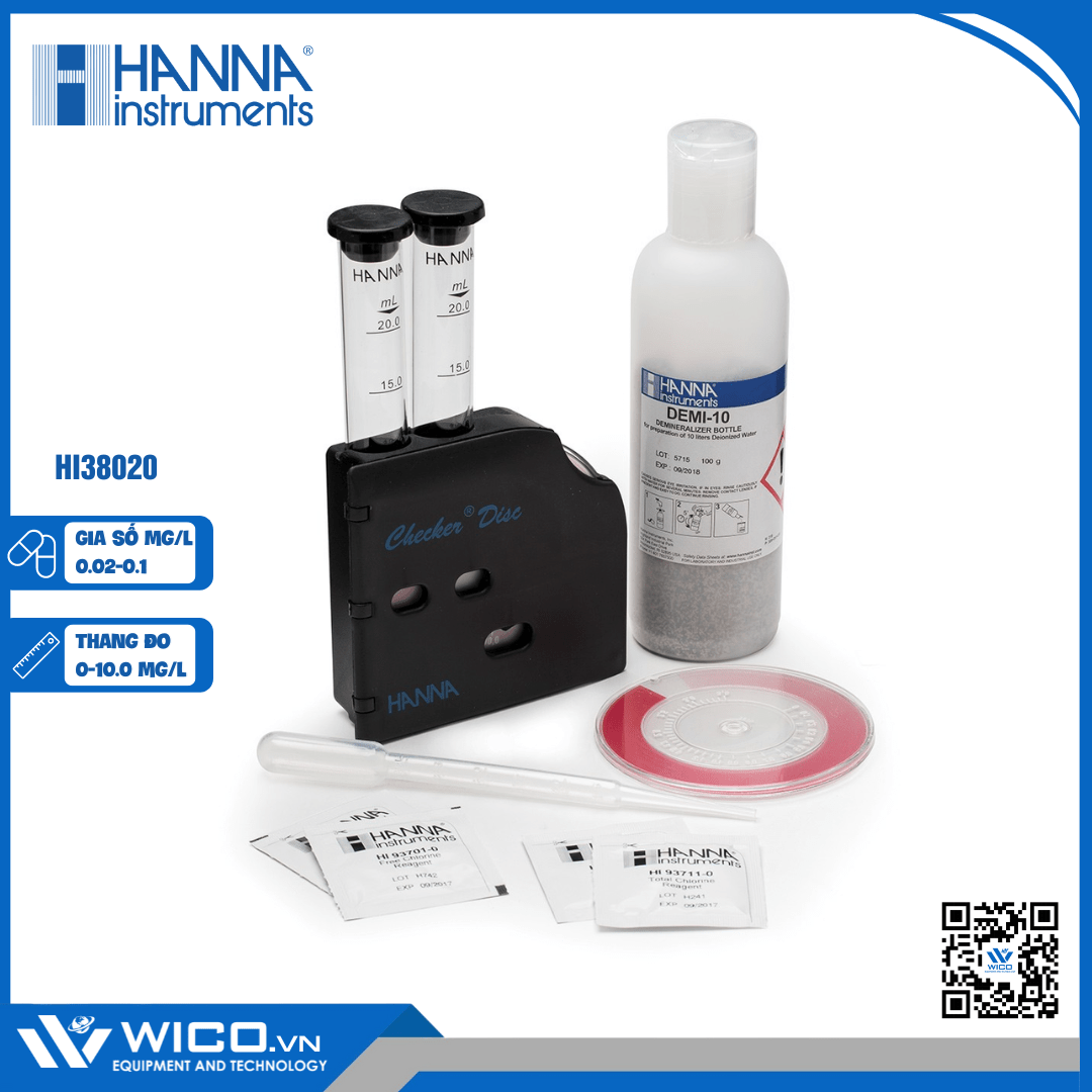 Bộ kiểm tra Clo dư HI38020