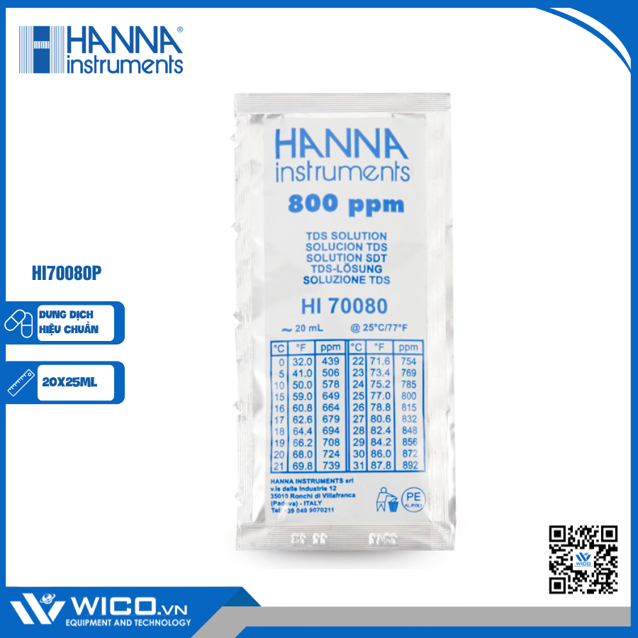 Dung dịch hiệu chuẩn HI7008P