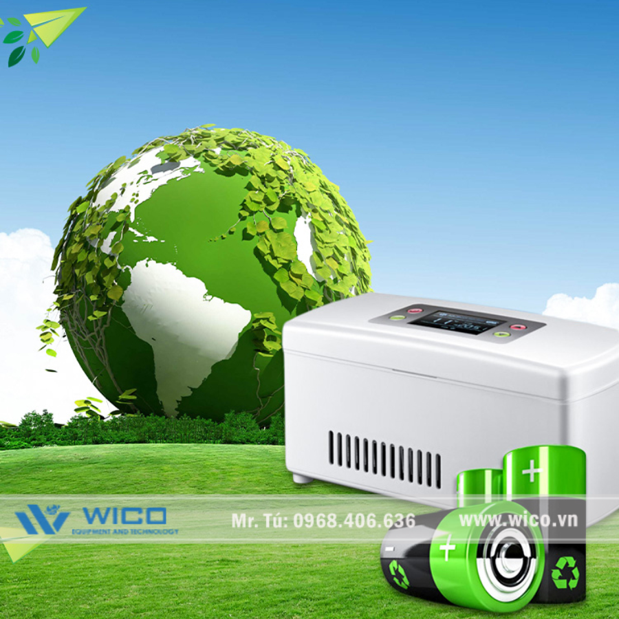 Hộp bảo quản INS-01 sử dụng pin bảo vệ môi trường