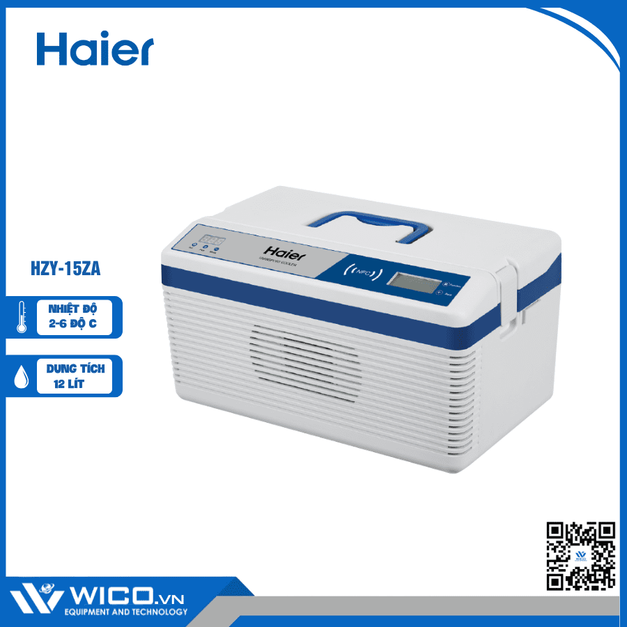 Hộp Bảo Quản 2-6 Độ 12 Lít Haier HZY-15ZA | Có giám sát nhiệt độ