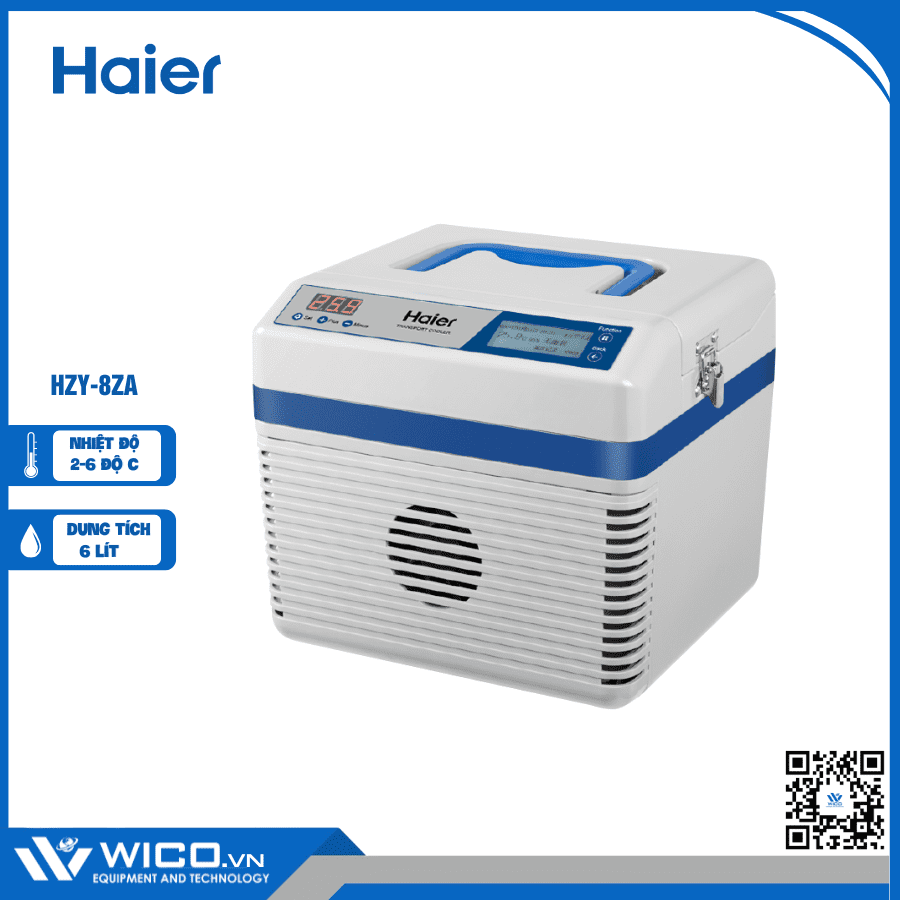 Hộp Bảo Quản 2-6 Độ 6 Lít Haier HZY-8ZA | Có giám sát nhiệt độ