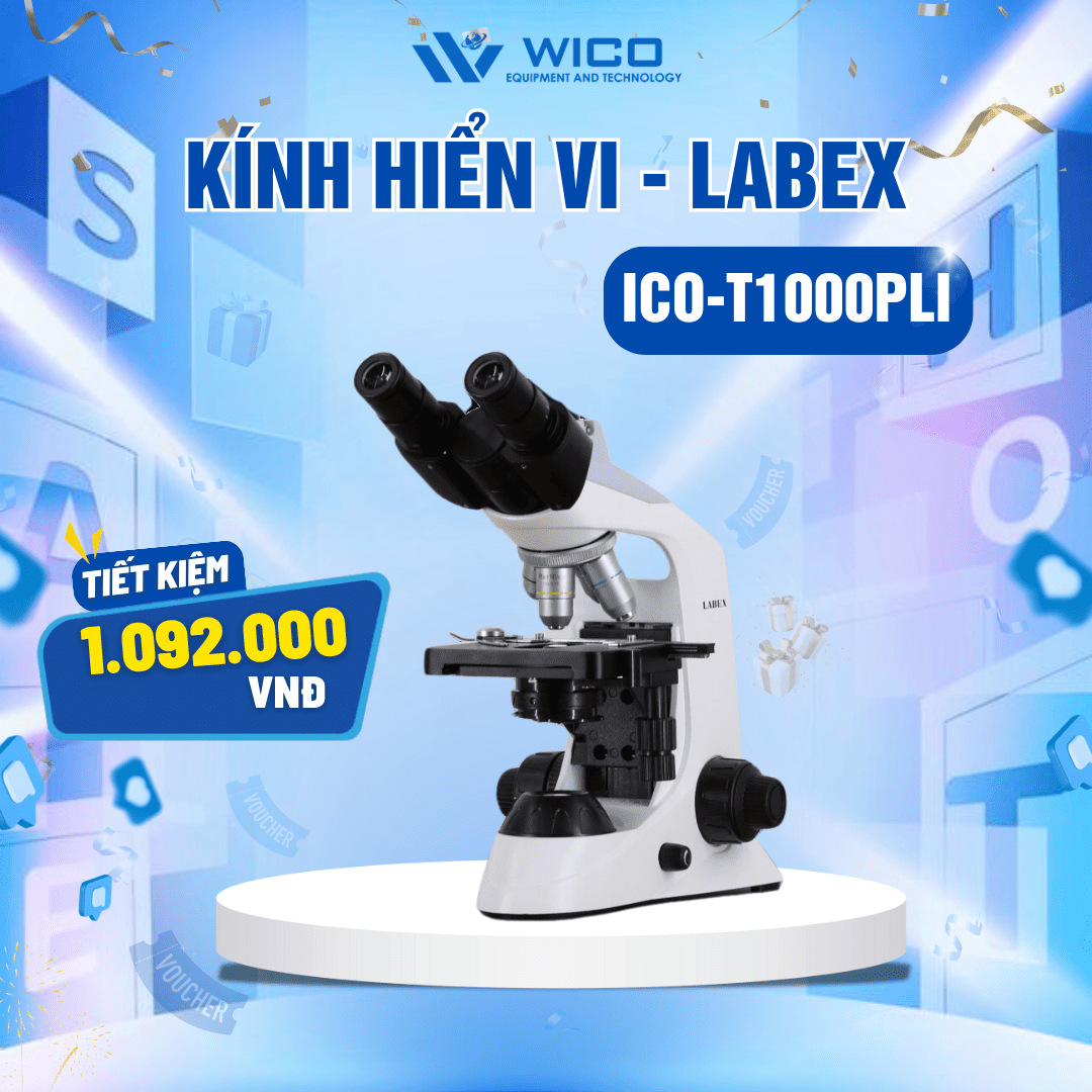 Kính hiển vi 3 mắt Labex - Anh ICO-T1000PLi