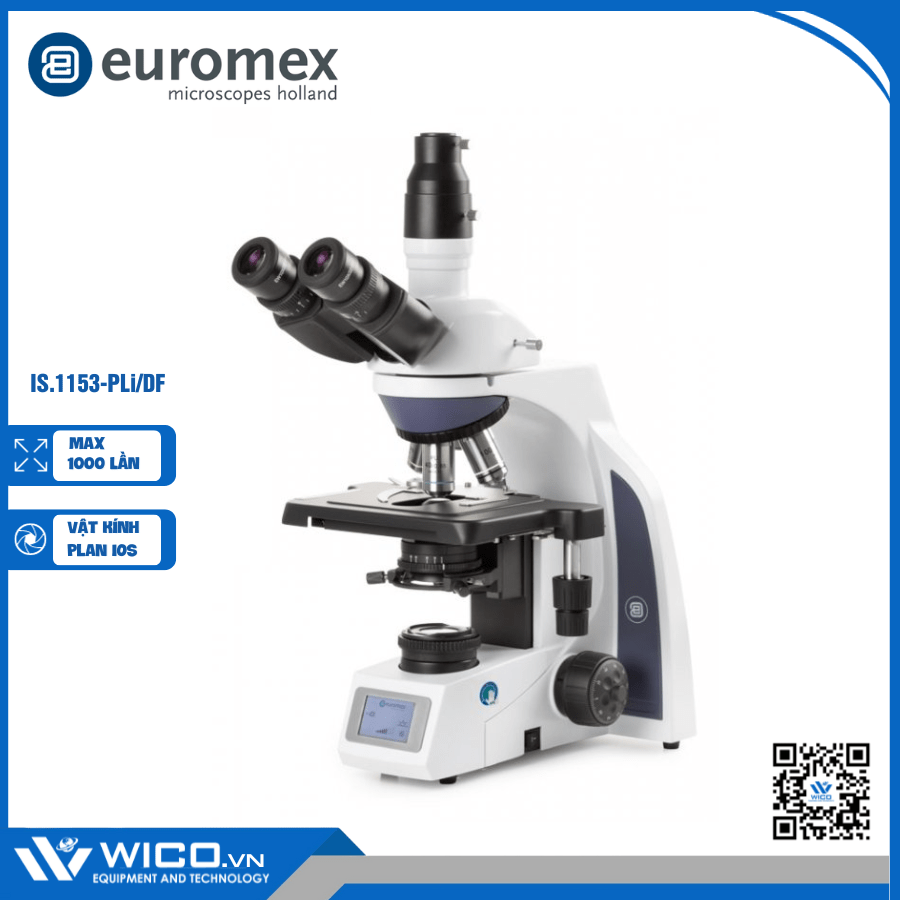 Kính hiển vi soi phản pha Euromex IS.1153-PLI/DF