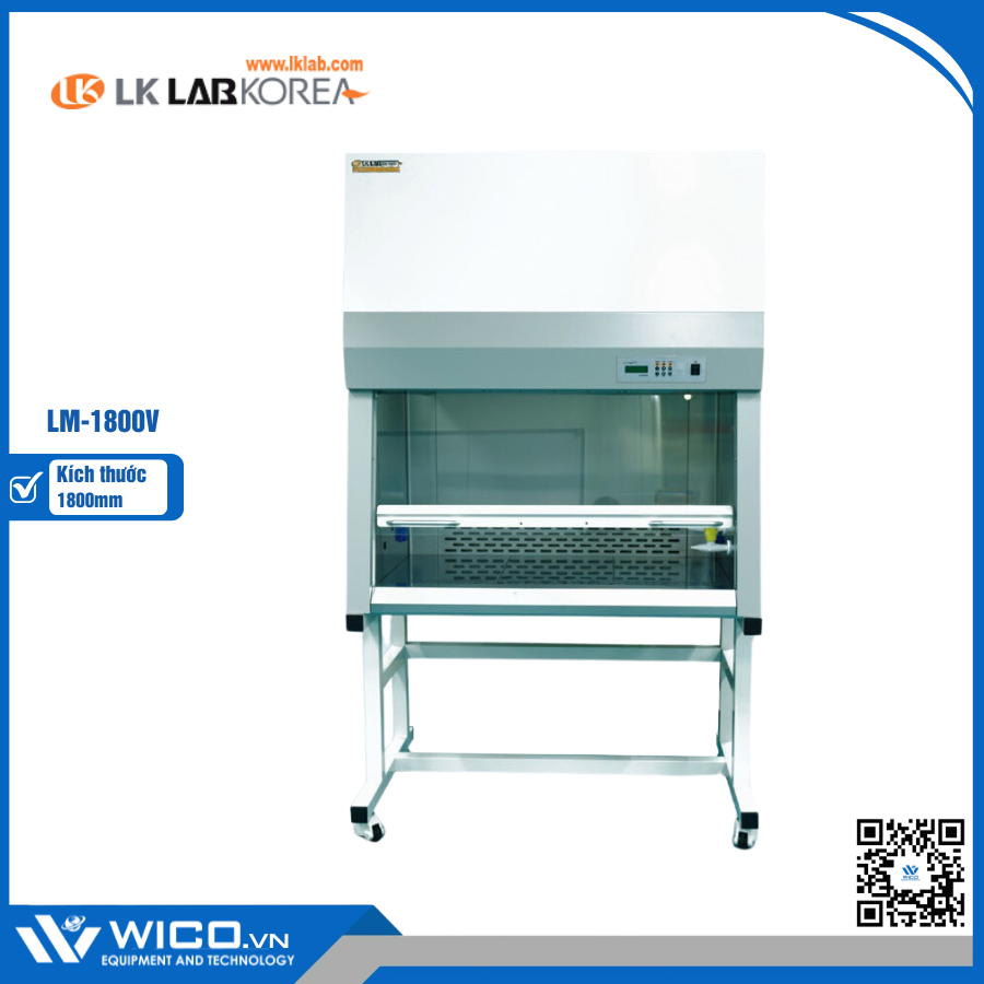 Tủ cấy vi sinh 1.8m LK Lab Korea LM-1800V