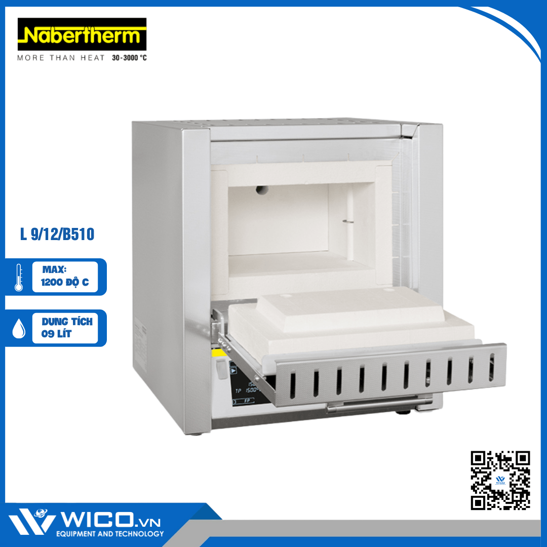 Lò Nung Chuyên Dụng 1200 độ C Nabertherm - Đức L 9/11/B510