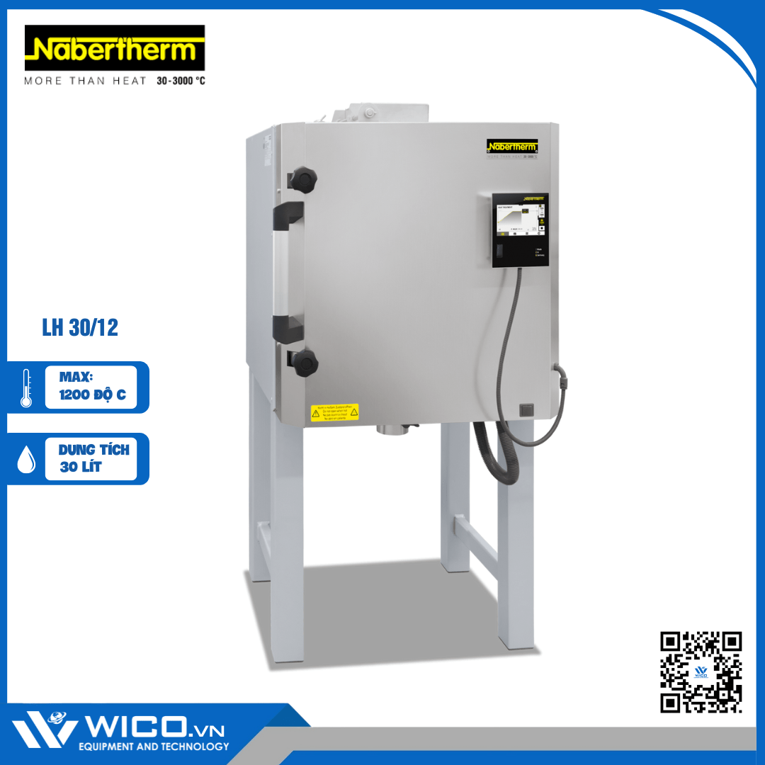 Lò Nung Dạng Buồng 1200 Độ C Nabertherm LH 30/12/B500