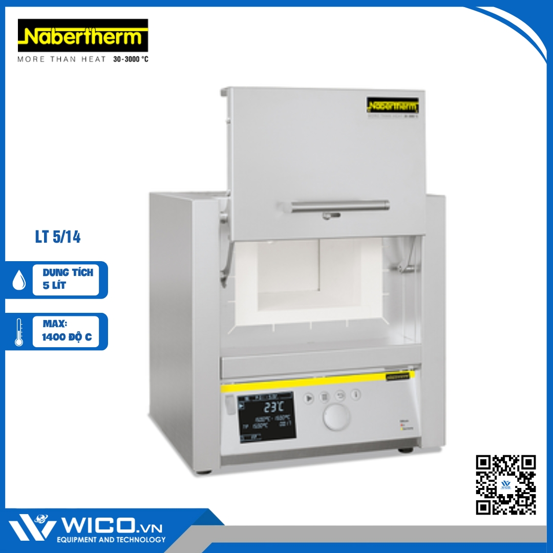 Lò Nung 1400 Độ C Nabertherm - Đức LT 5/14/B410