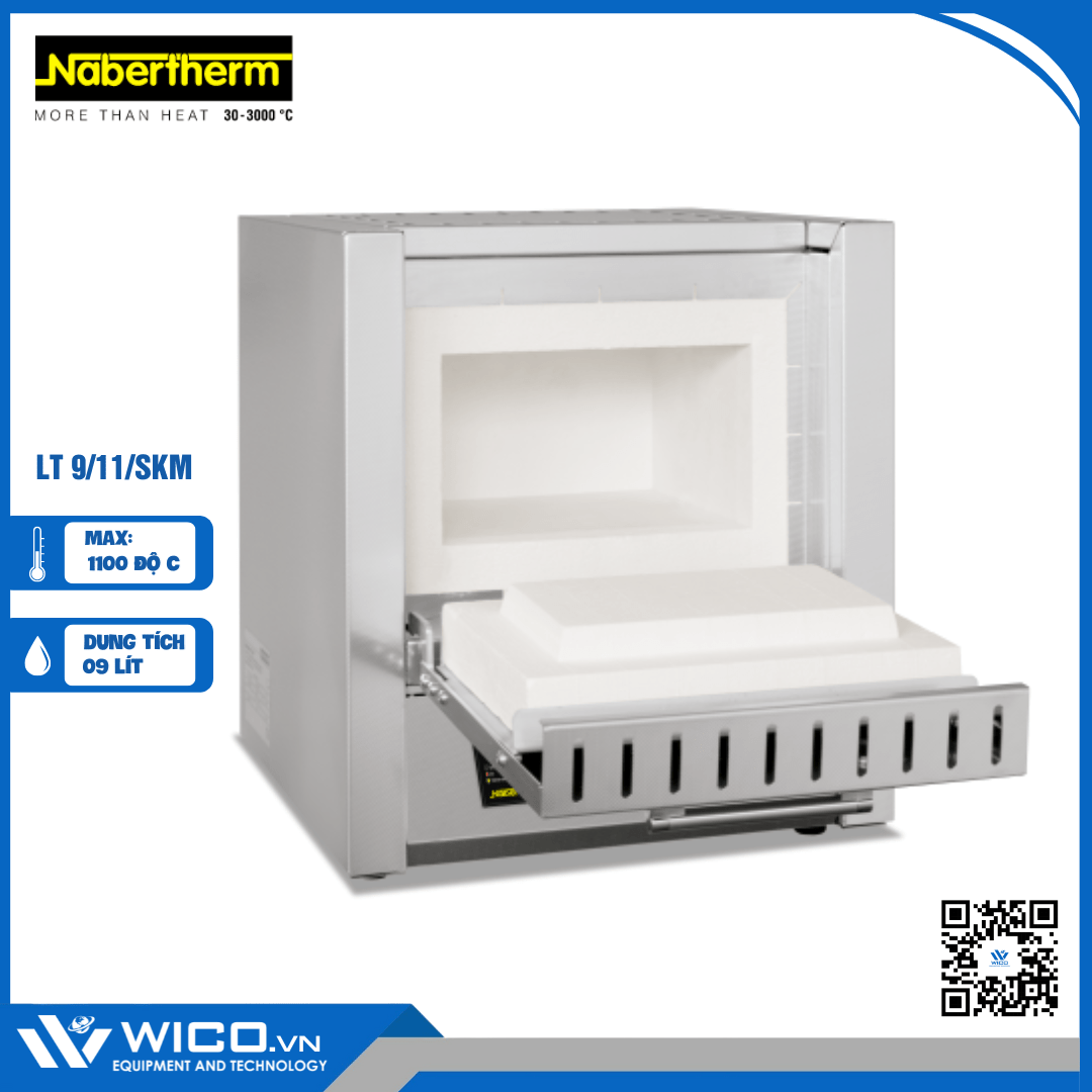 Lò Nung 4 Mặt Chống Ăn Mòn Nabertherm LT 9/11/SKM/B510