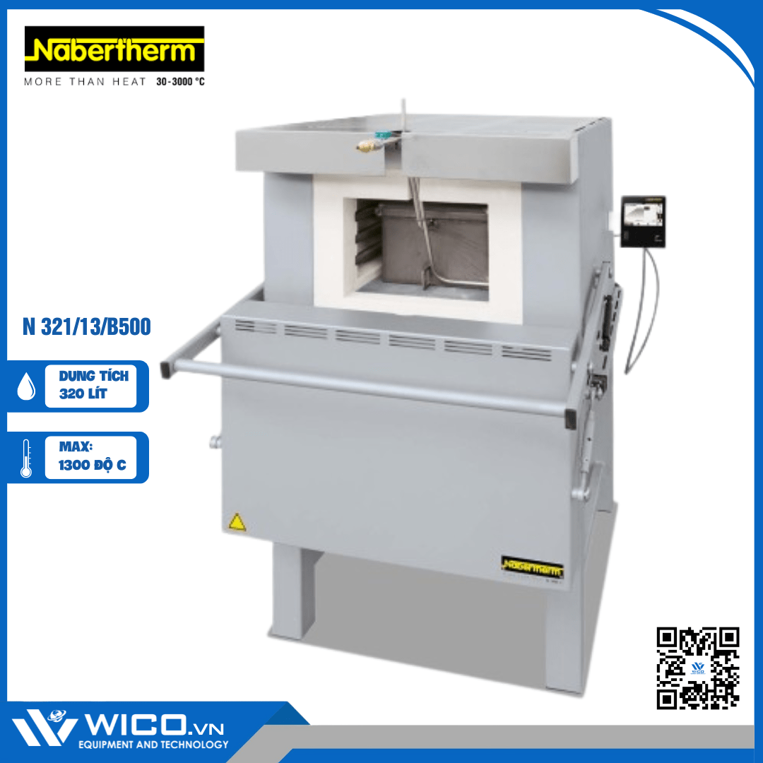 Lò Nung Ủ Thép 1300 Độ C Nabertherm N 321/13/B500