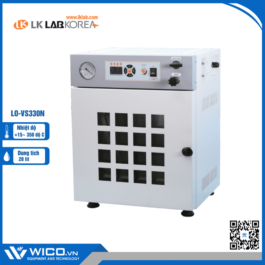 Tủ sấy chân không nhiệt độ cao 28 lít LK Lab Korea LO-VS330N