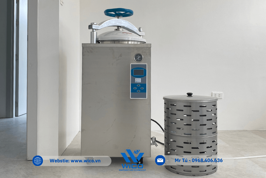 Nồi hấp tiệt trùng 50 lít LS-50HD được kỹ thuật Wico bàn giao tại phòng khám ở Cà Mau