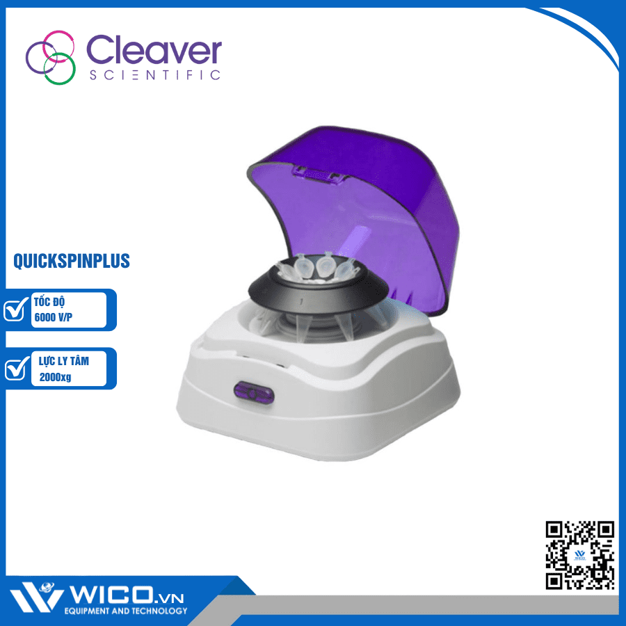 Máy ly tâm Spindown Cleaver Scientific QUICKSPINPLUS