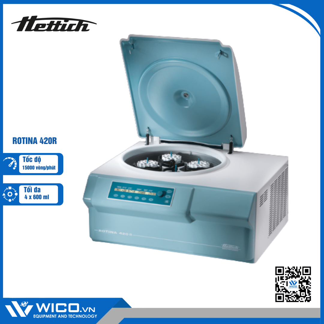 Máy ly tâm lạnh Hettich rotina 420r