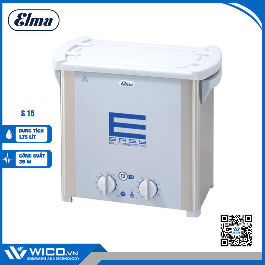 Bể rửa siêu âm Elma S 15