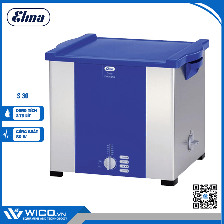 Bể rửa siêu âm Elma S 30