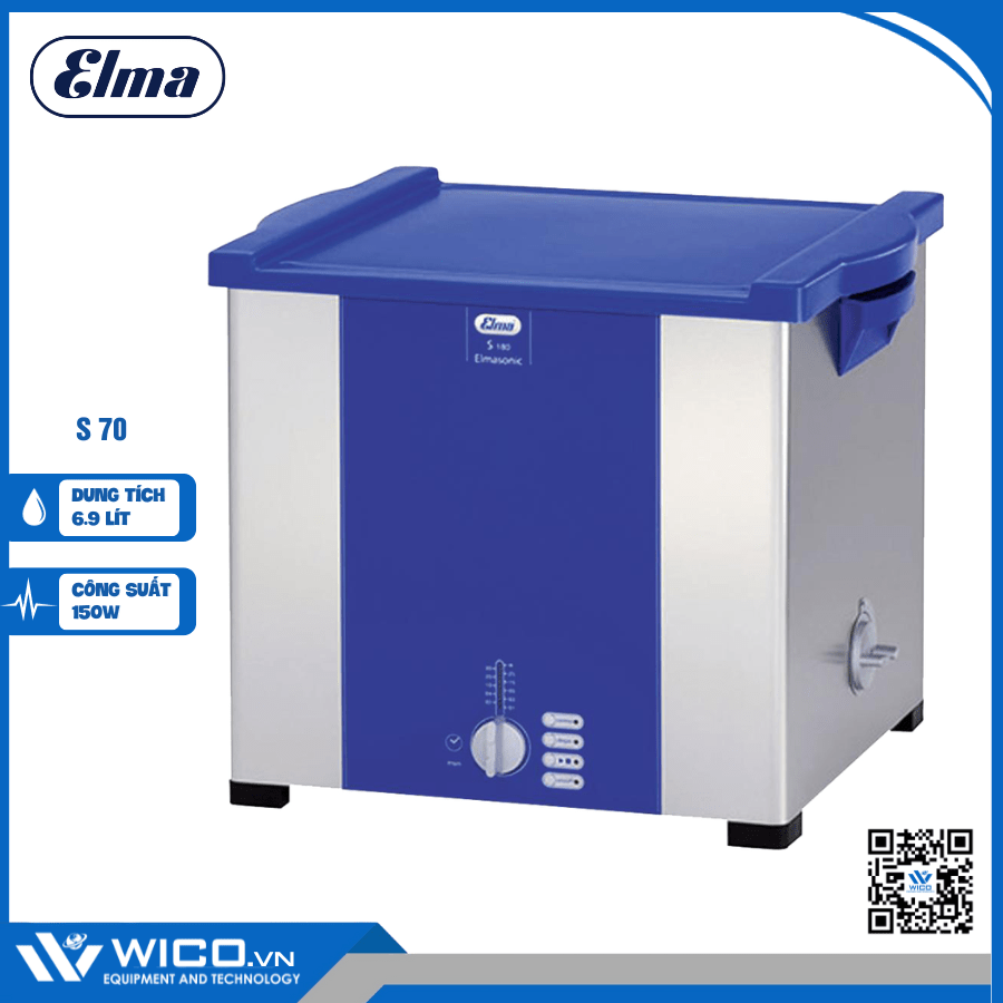 Bể rửa siêu âm Elma S 70