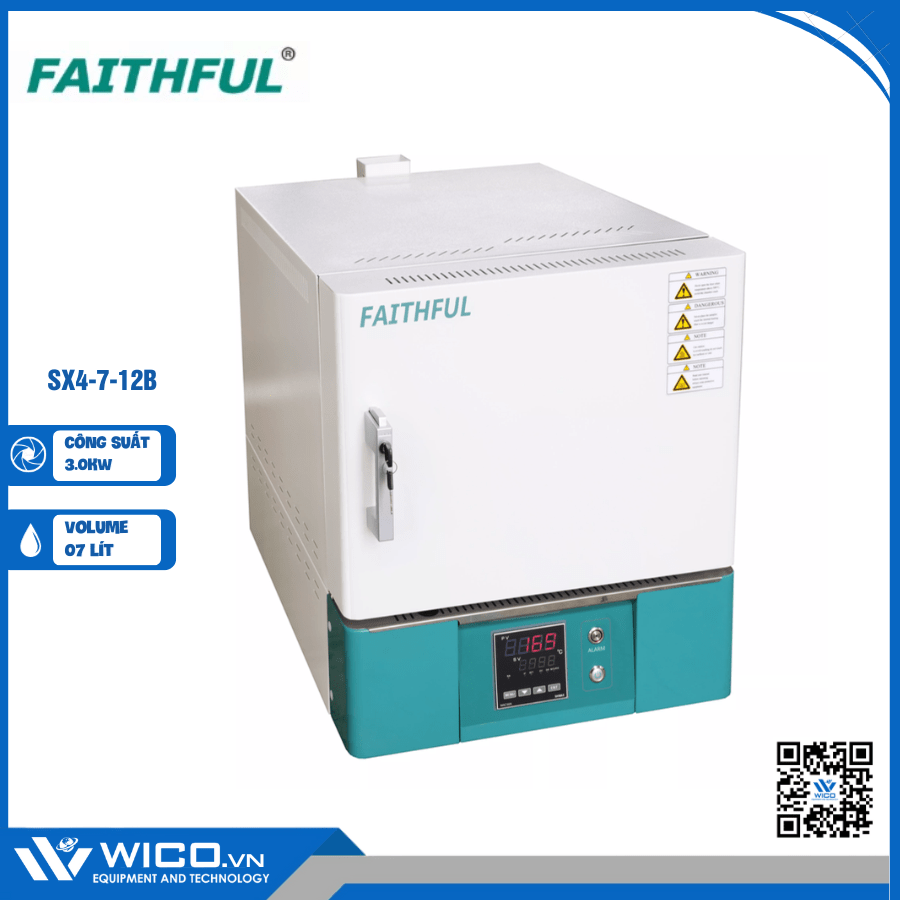 Lò nung 1200 độ Faithful SX4-7-12B