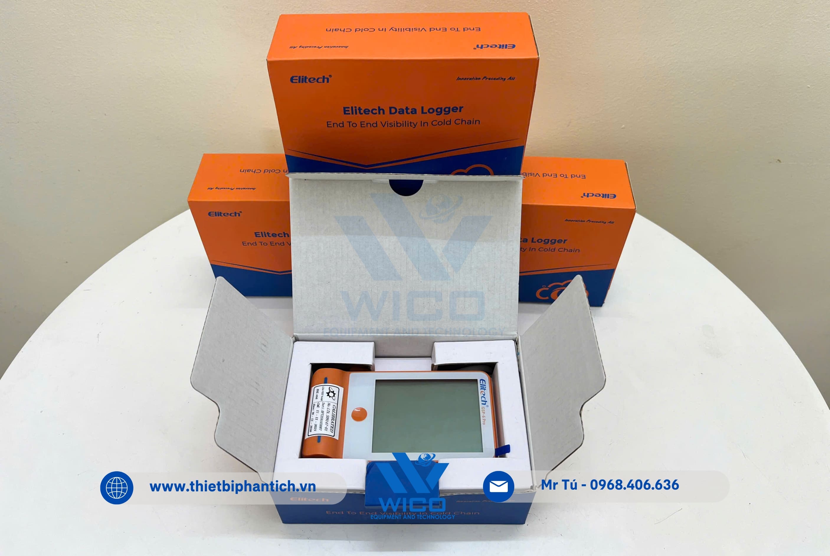 Nhiệt Ẩm Kế Tự Ghi GSP-6 Pro Elitech
