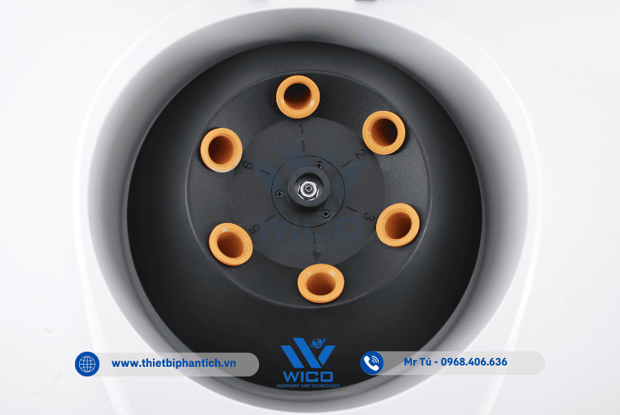Rotor góc 6 ống của máy ly tâm DM0506