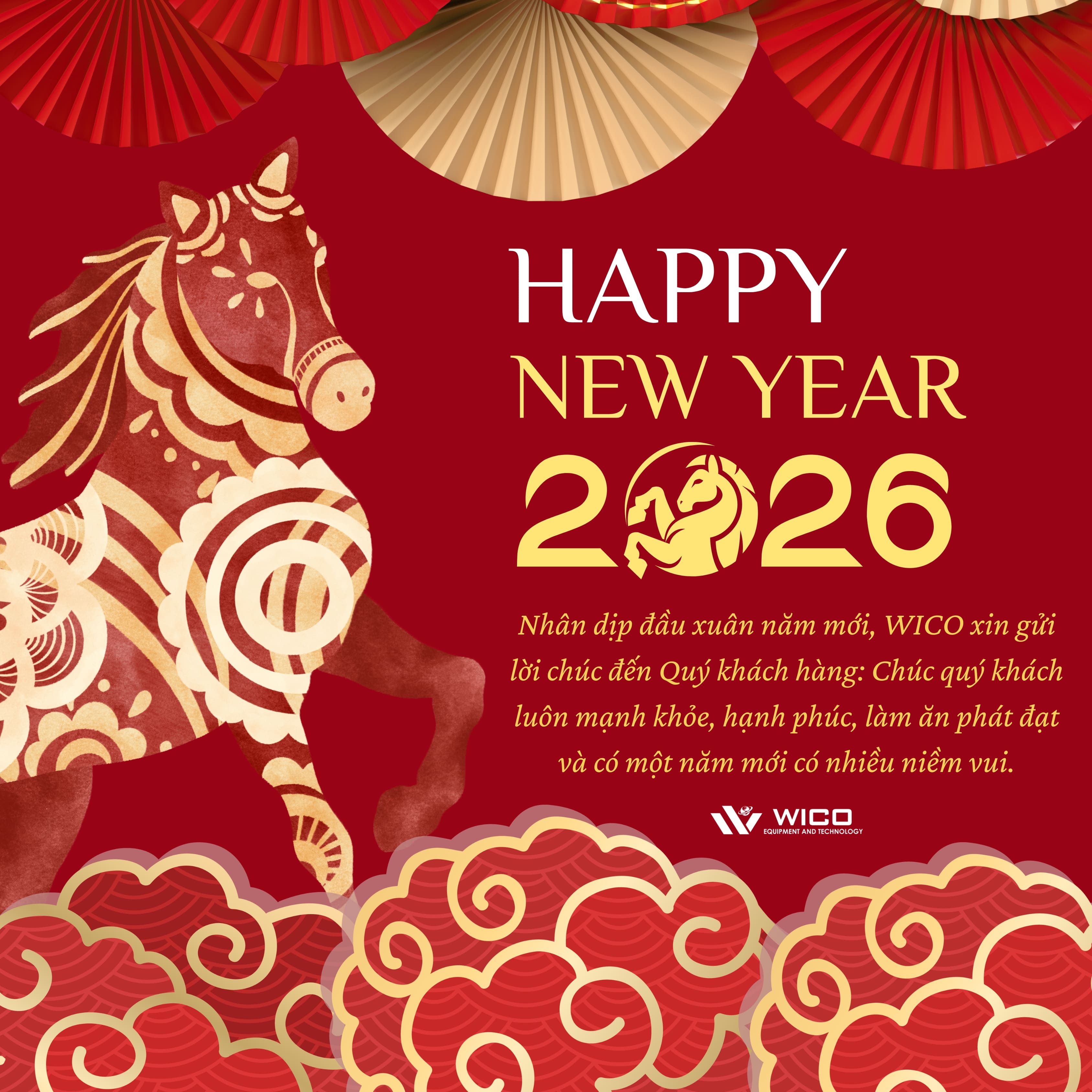 Wico Chúc Mừng Năm Mới 2026 - Xuân Bính Ngọ