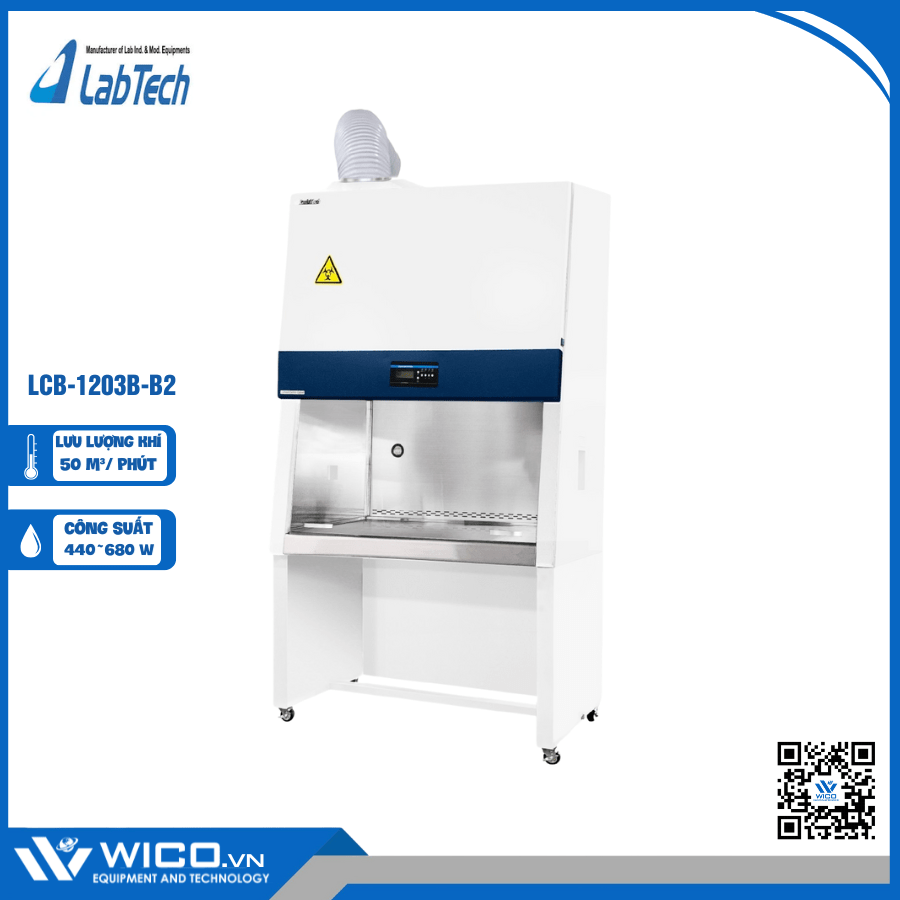 Tủ an toàn sinh học cấp 2 Labtech LCB-1203B-B2