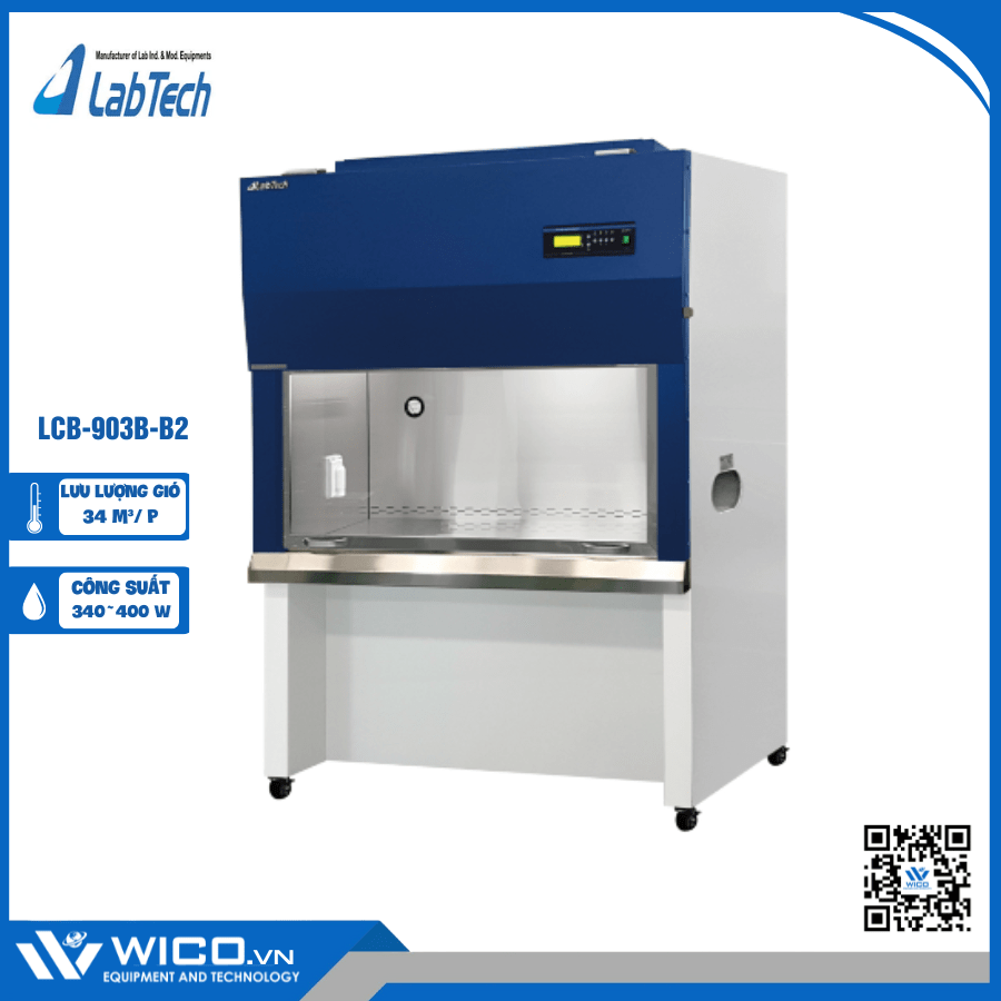 Tủ an toàn sinh học cấp 2 Labtech LCB-903B-B2