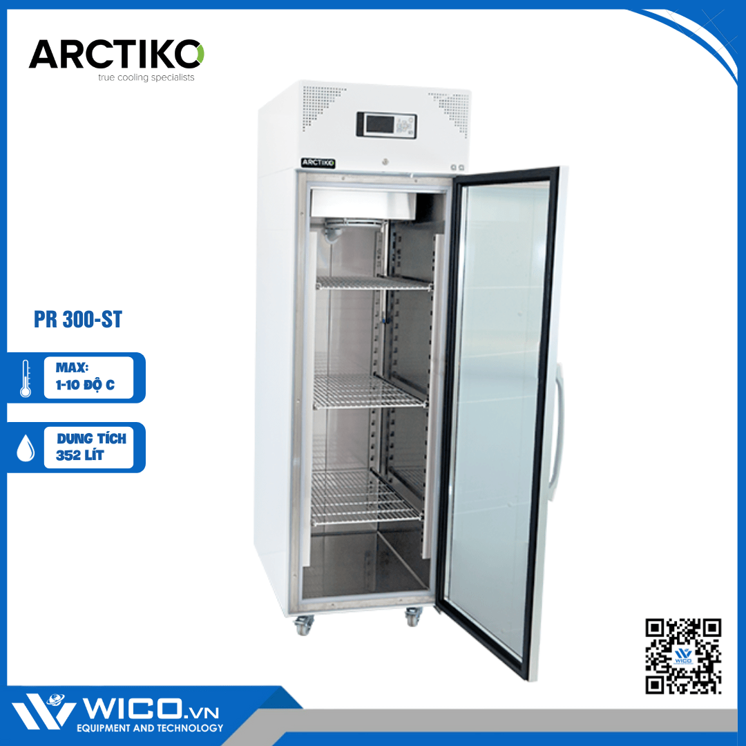 Tủ bảo quản 1-10 độ Arctiko PR 300-ST
