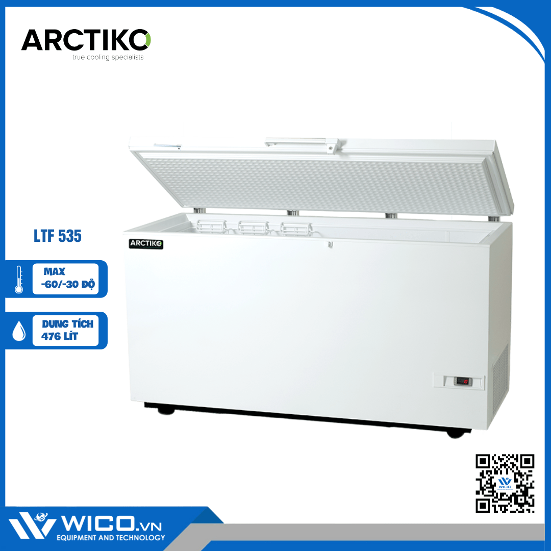 Tủ lạnh âm sâu -60 độ Arctiko LTF 535