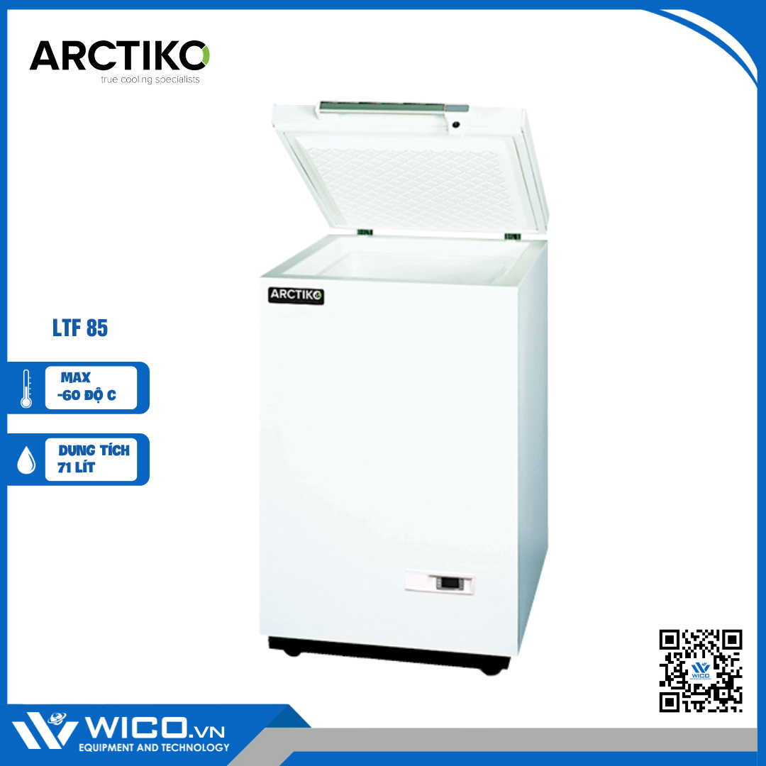 Tủ lạnh âm sâu -60 độ Arctiko LTF 85