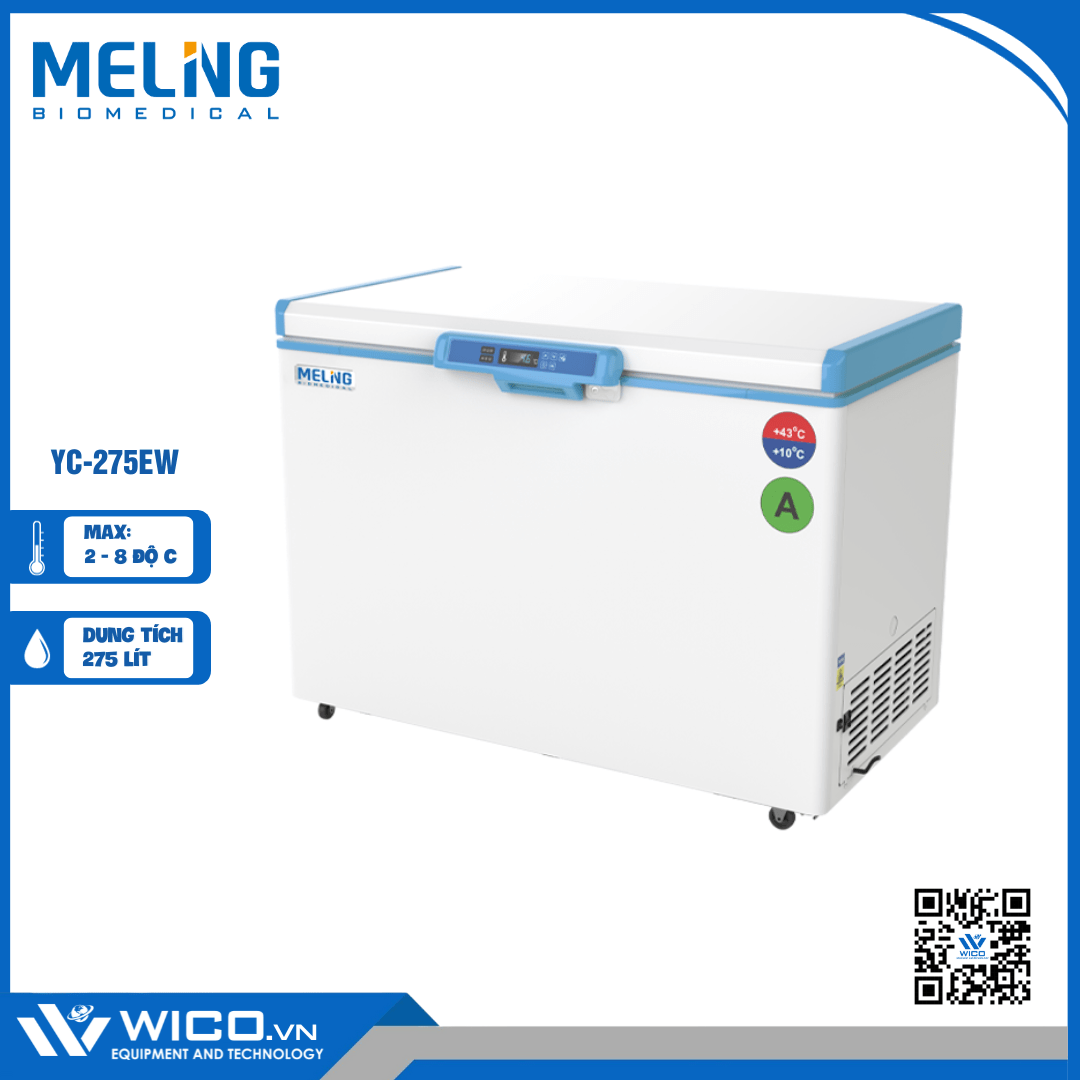 Tủ bảo quản vacxin chuyên dụng Meiling YC-275EW