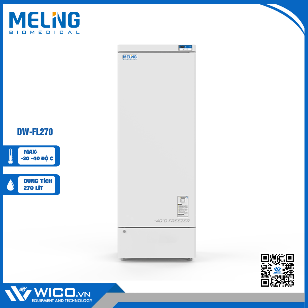 Tủ lạnh âm 40 độ Meiling DW-FL270