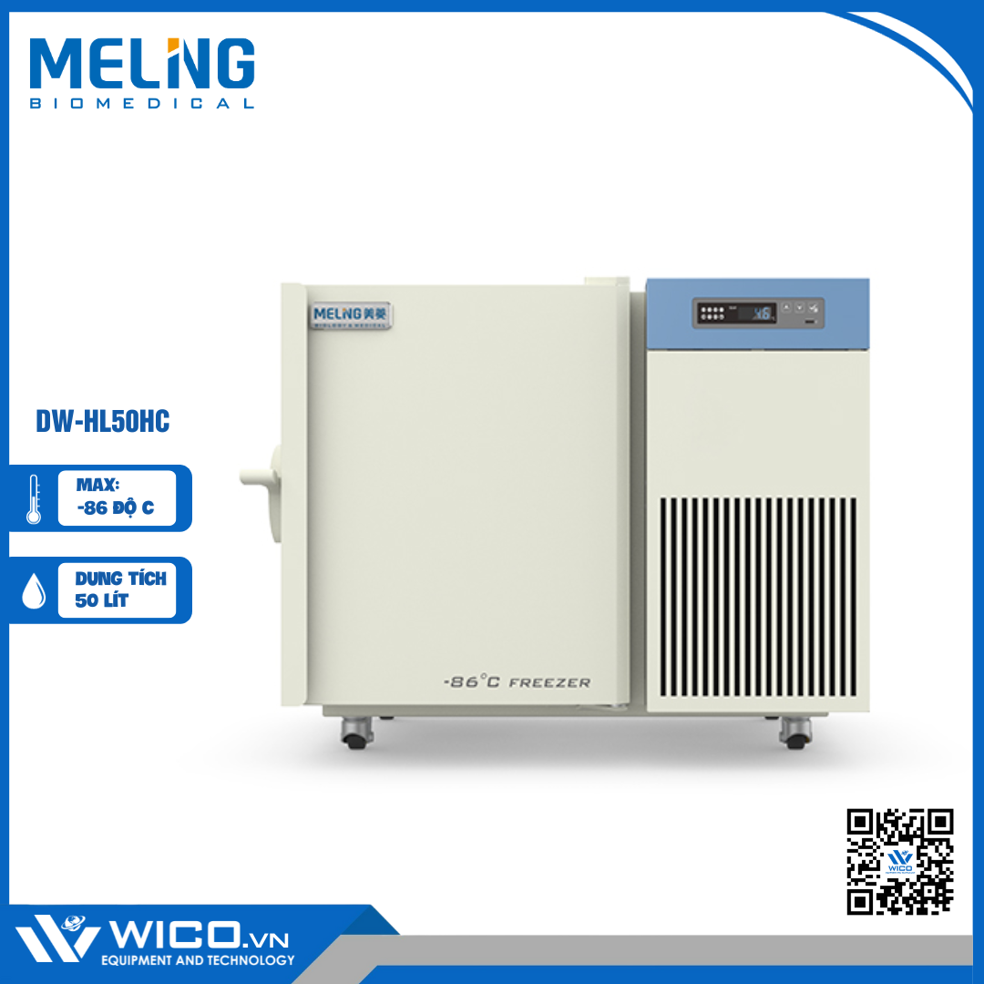 Tủ lạnh âm 86 độ Meiling DW-HL50HC
