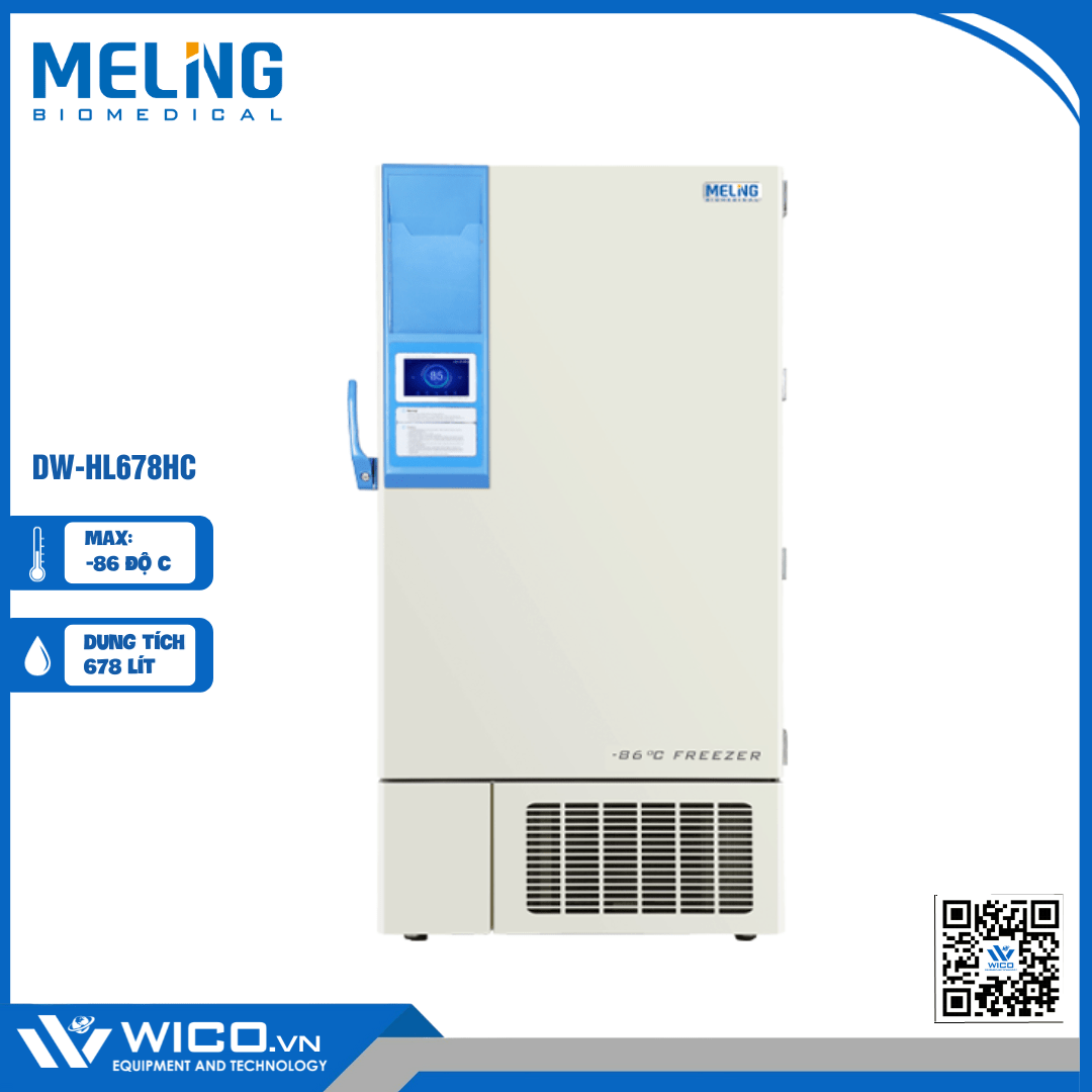 Tủ lạnh âm 86 độ Meiling DW-HL678HC