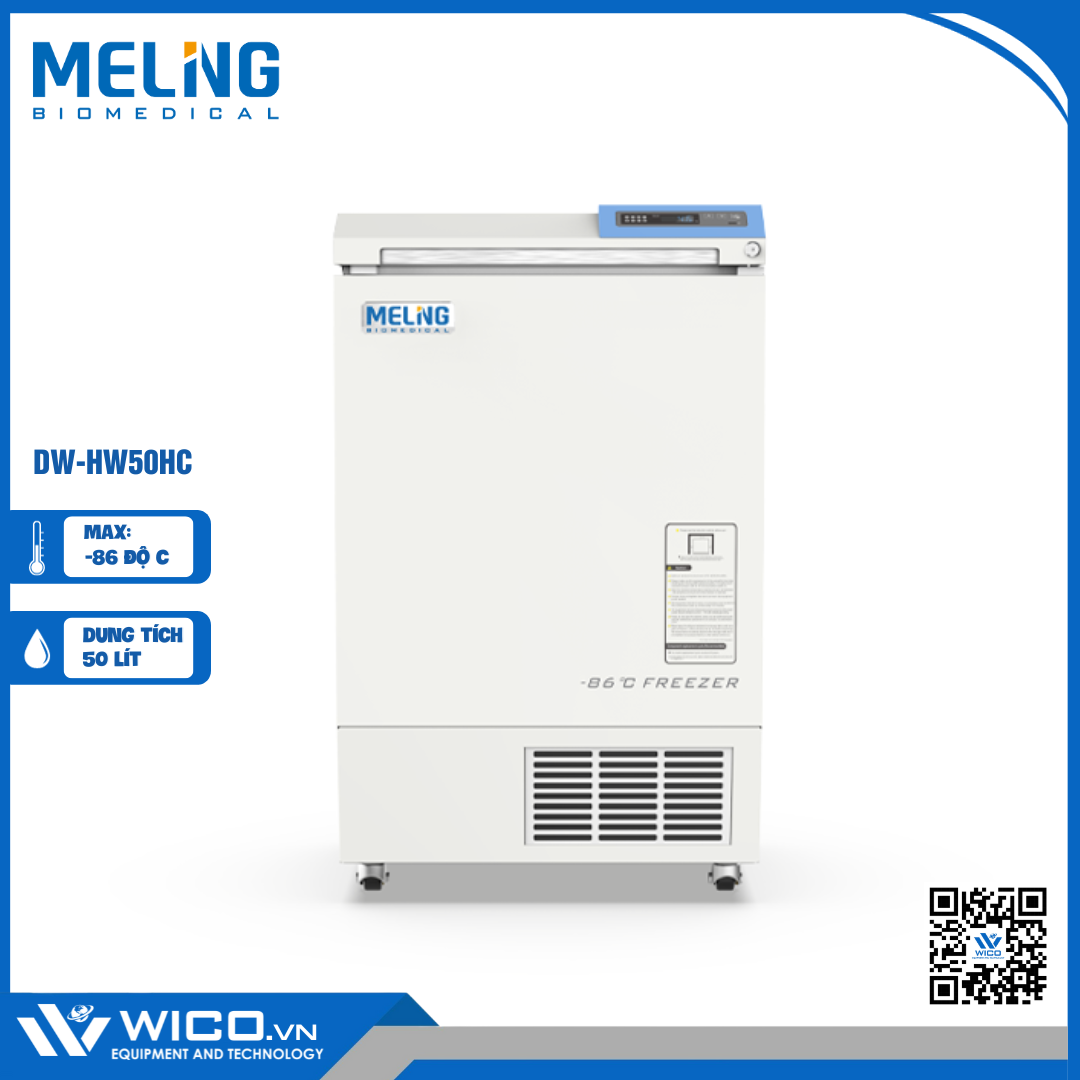 Tủ lạnh âm 86 độ Meiling DW-HW50HC