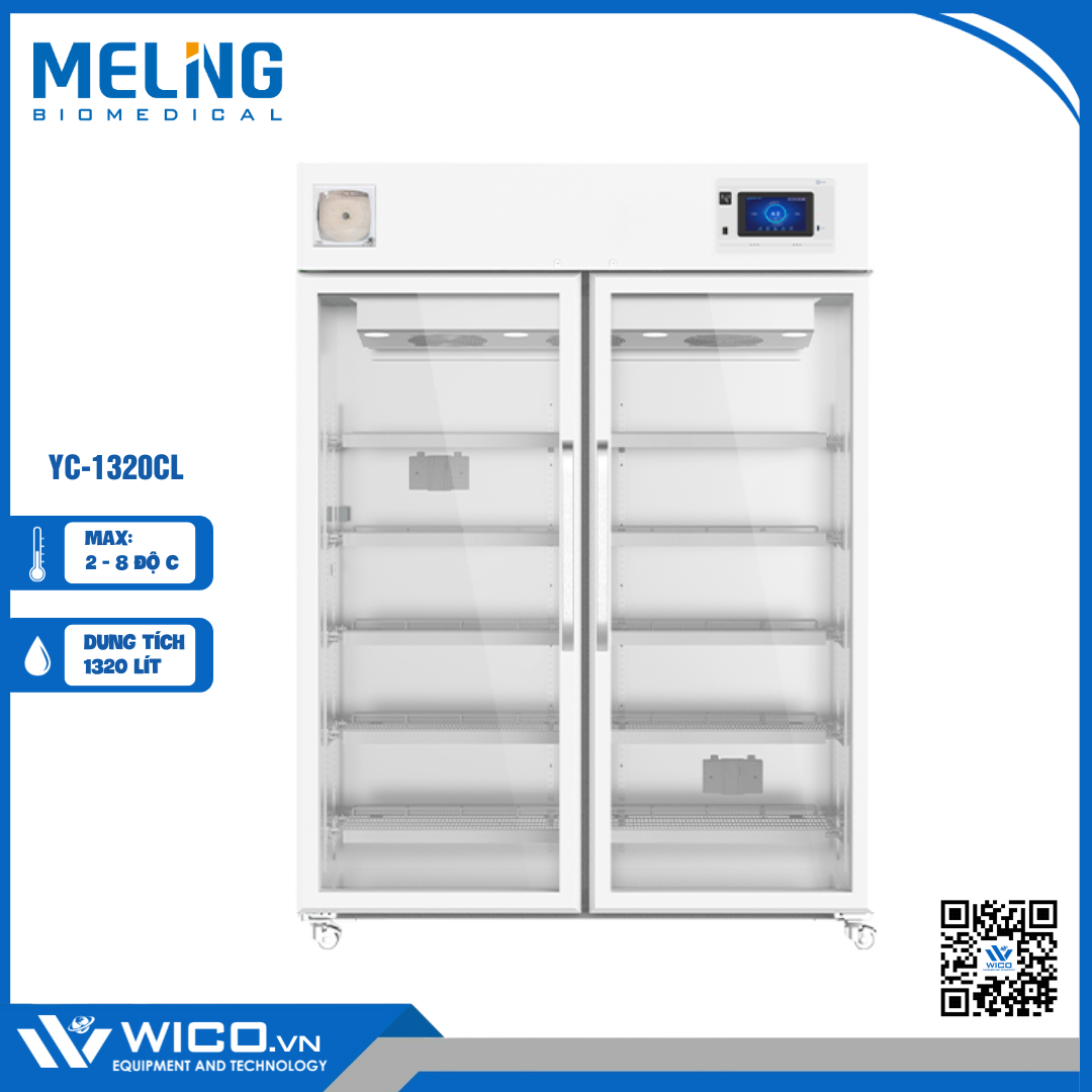 Tủ bảo quản dược phẩm Meiling YC-1320CL
