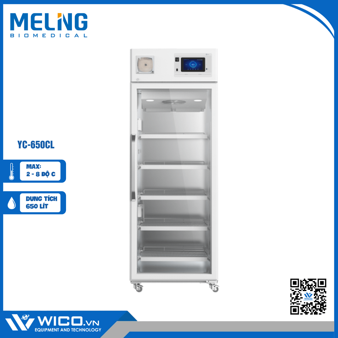 Tủ bảo quản dược phẩm Meiling YC-650CL