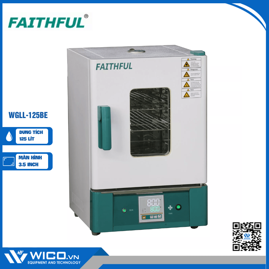 Tủ sấy đối lưu cưỡng bức Faithful WGLL-125BE