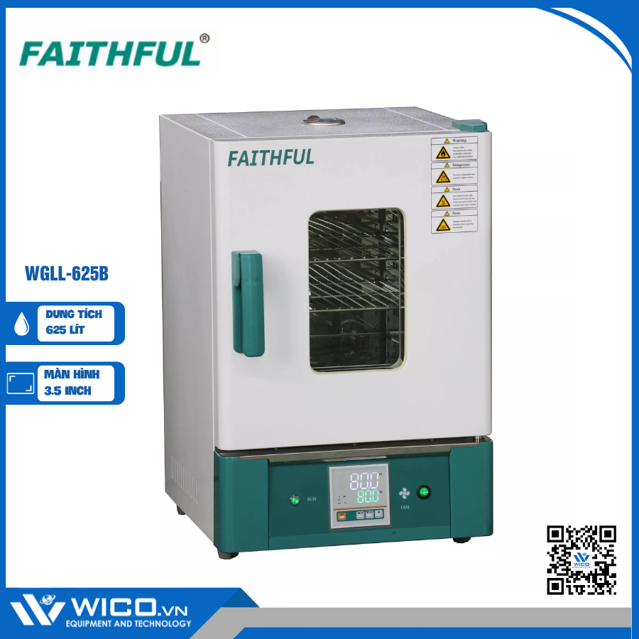 Tủ sấy đối lưu cưỡng bức Faithful WGLL-625B
