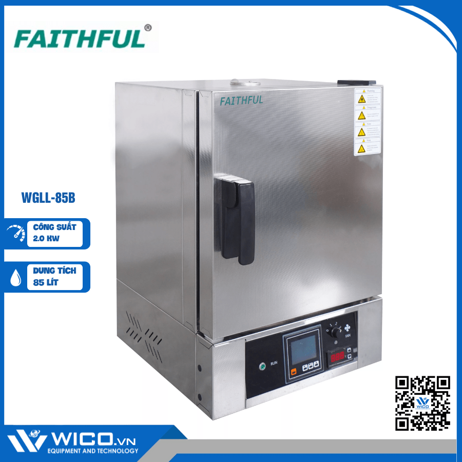 Tủ sấy đối lưu cưỡng bưc Faithful WGLL-85B