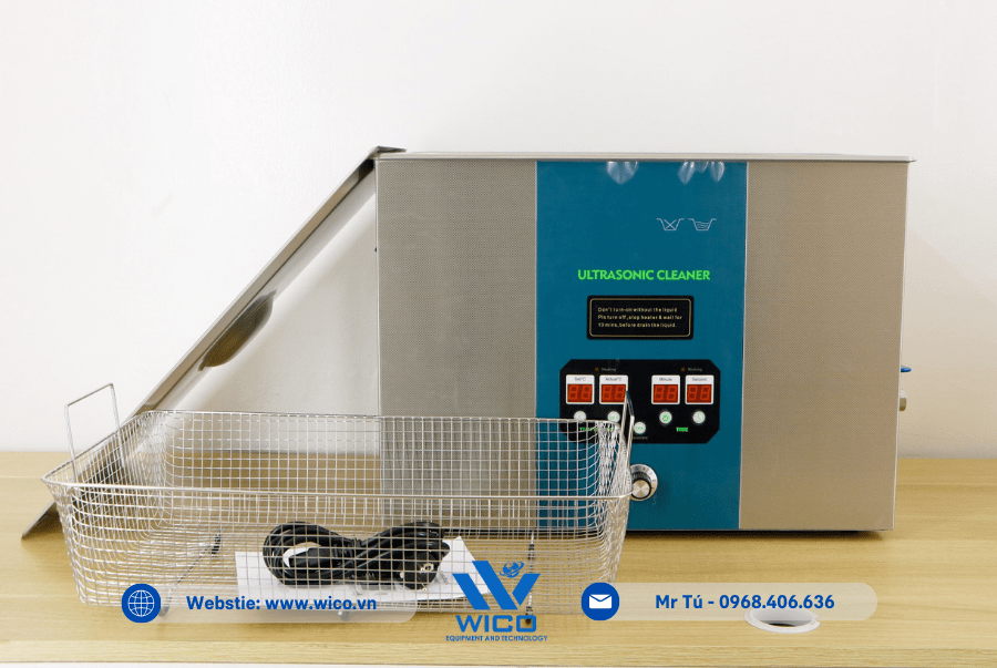 Kiểm tra và chạy thử Bể rửa siêu âm WUC-AD300 tại đơn vị bàn giao tại Huế