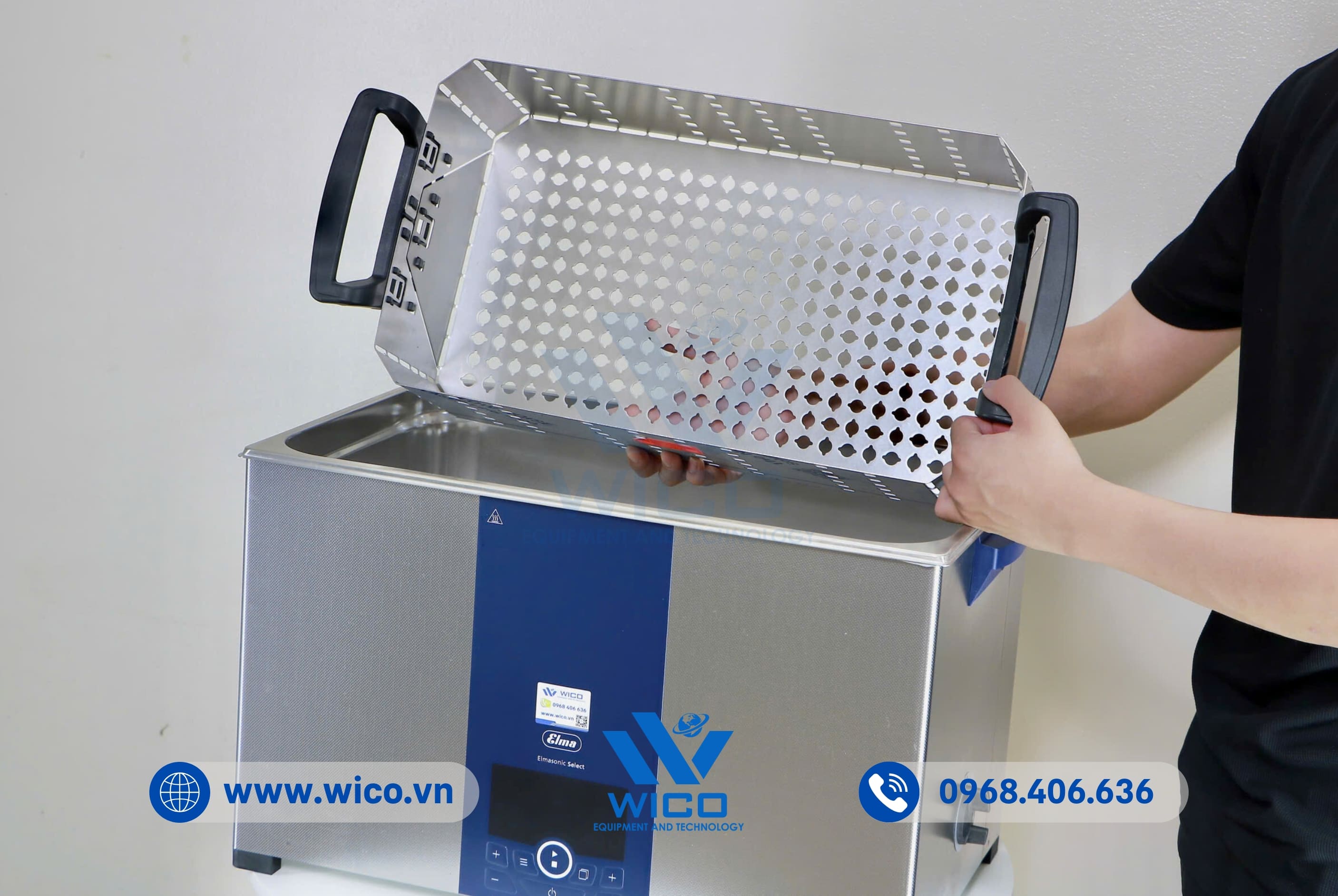 Bể Rửa Siêu Âm Elma Có Gia Nhiệt Select 300 | 27.5 Lít