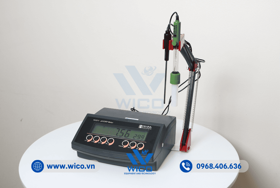 Máy Đo pH/ORP/Nhiệt Độ Để Bàn Với Độ Hanna - Mỹ HI2211-02