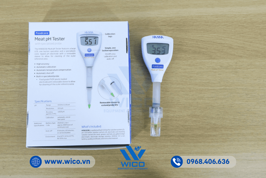Bút Đo pH Trực Tiếp Trong Thịt Và Nước HI981036 được thiết kế nhỏ gọn